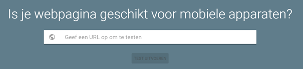 test mobielvriendelijkheid